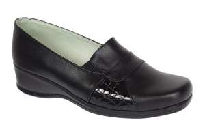 Pantofi dama casual din piele naturala - Model Negru P10NBOXLCR - Img 3