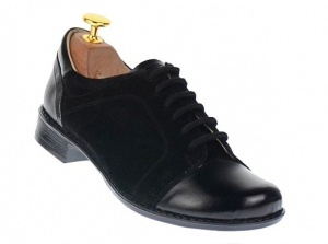 Pantofi dama casual din piele naturala - Model Negru P53NSN - Img 4