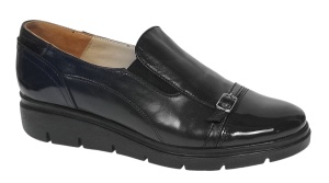 Pantofi dama casual din piele naturala Negru - P103NLAC - Img 4