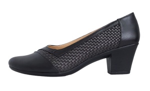 Pantofi dama comozi si eleganti din piele naturala Negru - MVS85N - Img 2