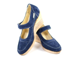 Pantofi dama cu platforma din piele naturala, foarte comozi - P9154VELBLM - Img 3
