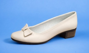 Pantofi dama din piele naturala Bej - STD21BEJ - Img 2