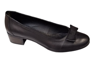 Pantofi dama din piele naturala box cu funda STD21NBOX - Img 7
