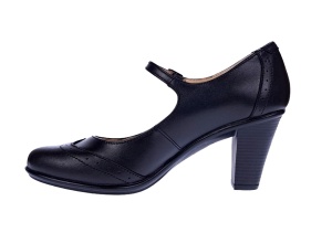 Pantofi dama, eleganti, din piele naturala cu toc de 5 sau de 7 cm - P104NBOX - Img 3