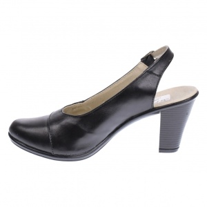 Pantofi dama eleganti, piele naturala, Made in Romania, PS46NUD - Img 3