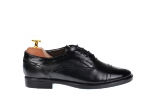 Pantofi dama negri casual din piele naturala box, lac - P29NLAC - Img 2
