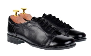 Pantofi dama negri casual din piele naturala, foarte comozi - Made in Romania P10NNL - Img 3