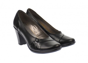 Pantofi dama piele naturala eleganti cu toc 7cm PHP3NBOX - Img 3