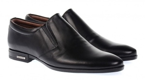 Pantofi eleganti barbati din piele naturala - Model Enzo Negru P361N - Img 6