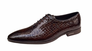 Pantofi eleganti pentru barbati piele naturala croco Maro Marimea 41 - Img 5