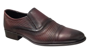Pantofi eleganti pentu barbati piele naturala bordeaux - GKR01VIS - Img 9