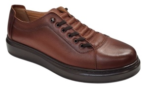 Pantofi sport-casual barbati maro din piele naturala DeSuceava RSY01M