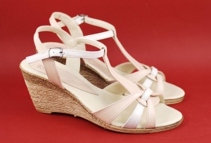 Sandale dama din piele naturala, cu platforma - cod S51BA2