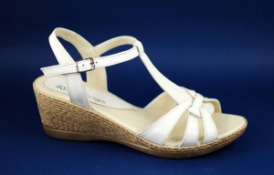 Sandale dama din piele naturala, cu platforma de 5cm - S51BEJ-2 - Img 3