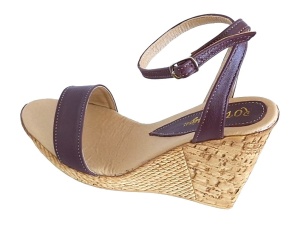 Sandale dama din piele naturala culoare maro cu platforme de 10cm S415M - Img 5