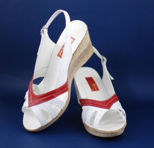 Sandale dama din piele naturala - Made in Romania ELY88AR - Img 3