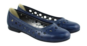 Balerini dama casual de vara din piele naturala - CLARA BLEUMARIN - Img 4