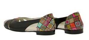 Balerini dama din piele naturala, negru - color - Aminta NAT145NK - Img 3