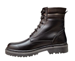 Bocanci barbati miliari din piele naturala imblaniti, model Army Force Negru GKR700N - Img 3