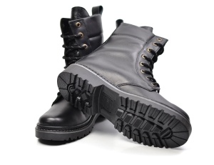 Bocanci barbati militari din piele naturala imblaniti Army Force K5 GKR955N - Img 3