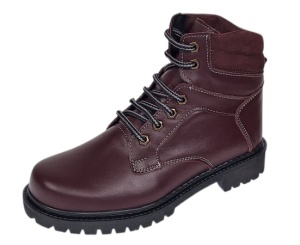 Bocanci barbati Sport din piele naturala model Bordeaux Imblaniti GKR5KVIS - Img 8