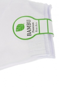Ciorapi scurti pentu barbati, din bumbac premium, fara cusatura, alb , marime 43-46 - Img 3