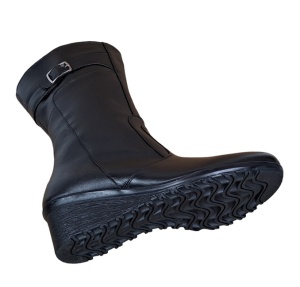 Cizme dama din piele naturala, cu fermoar, negru, Imblanite, Marimi 36 la 41 MVS30CZM - Img 7
