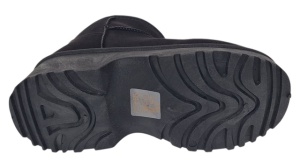 Cizme dama scurte din piele ecologica tip velur imblanite Urban Next Step A89BLACK - Img 6