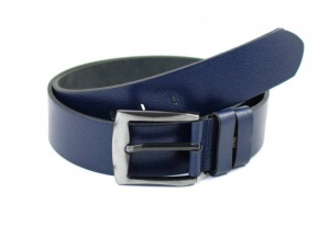 Curea barbati din piele naturala Bleumarin DR-400CKBLM2