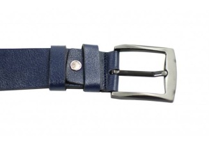 Curea barbati din piele naturala Bleumarin DR-400CKBLM2 - Img 3