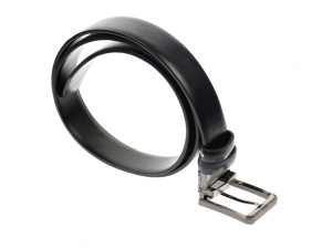 Curea barbati eleganta, din piele naturala ,bluemarin 3.5 cm - DR1210NBLM - Img 2