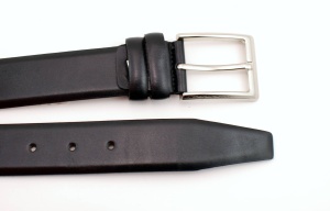 Curea barbati eleganta din piele naturala neagra DR136N2 - Img 2