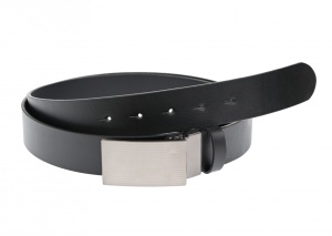 Curea barbati eleganta, mata, din piele naturala 3.5 cm SER8585 - Img 2
