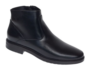 Ghete barbati casual din piele naturala cu fermoar GB120N - Img 3