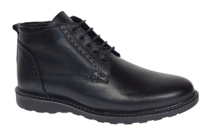 Ghete barbati din piele naturala pe talpa Sport Urban cu siret imblanite GS2019CSN - Img 5
