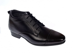 Ghete barbati OFFICE, din piele naturala (imblanite) Model ELEGANT, 2072NBOX - Img 6