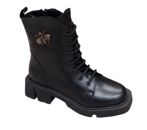 Ghete dama casual din piele naturala Katerina SCV971N - Img 4