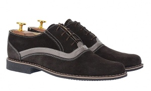 Marimea 39 Pantofi barbati casual din piele naturala intoarsa LP37GRIVEL - Img 2