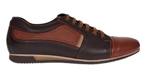 Marimea 40, 41, 44 Pantofi barbati casual din piele naturala Maro 854M - Img 5