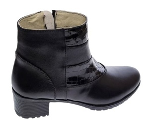 Oferta marimea 37 Ghete dama din piele naturala cu fermoar LMVS20N - Img 4