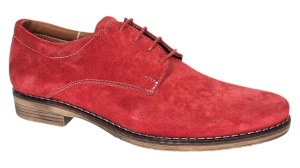 Oferta Marimea 39, 40, 42 Pantofi barbati casual din piele naturala intoarsa Rosu LPARVELTM
