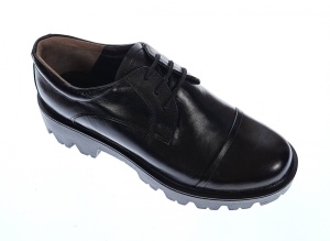 OFERTA marimea 40 - Pantofi dama casual din piele naturala, negri - LP11N - Img 3