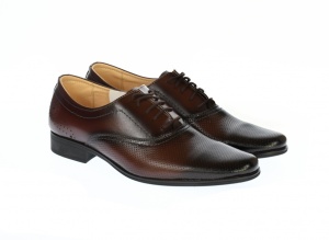 OFERTA marimea 40 - Pantofi eleganti din piele naturala, Maro Inchis - L886MI