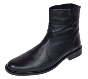 Oferta Marimea 44 Ghete barbati din piele naturala cu fermoar imblanite LGKR714N - Img 2