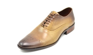 OFERTA MARIMEA 44 - Pantofi barbati eleganti din piele naturala, NISIP - 245MD - Img 7