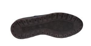 Pantofi barbati casual, cu elastic, piele naturala, Blue Navi, CORSAELBLM - Img 5