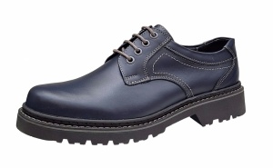 Pantofi barbati, casual, din piele naturala bleumarin, Mark - MARK3BLUE - Img 7