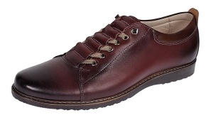 Pantofi barbati casual din piele naturala Bordeaux - GKRSPORTVIS - Img 3