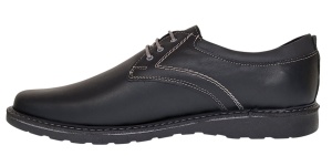 Pantofi barbati casual din piele naturala - Corsa Negru Siret - Img 4