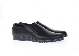 Pantofi barbati casual, din piele naturala cu talpa sport si elastic - TENMARIONEL - Img 2